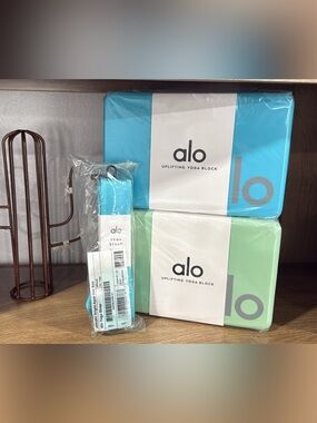 NIP Alo Yoga Blocks and strap